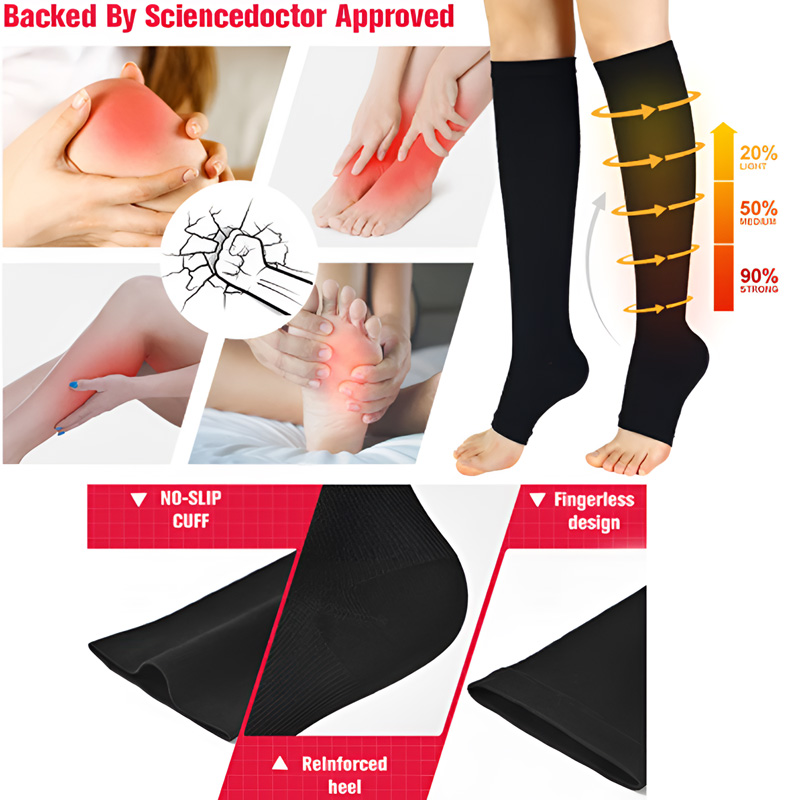 1 paar compressiekousen, medis - Compression Sock Medical recensie en prijs