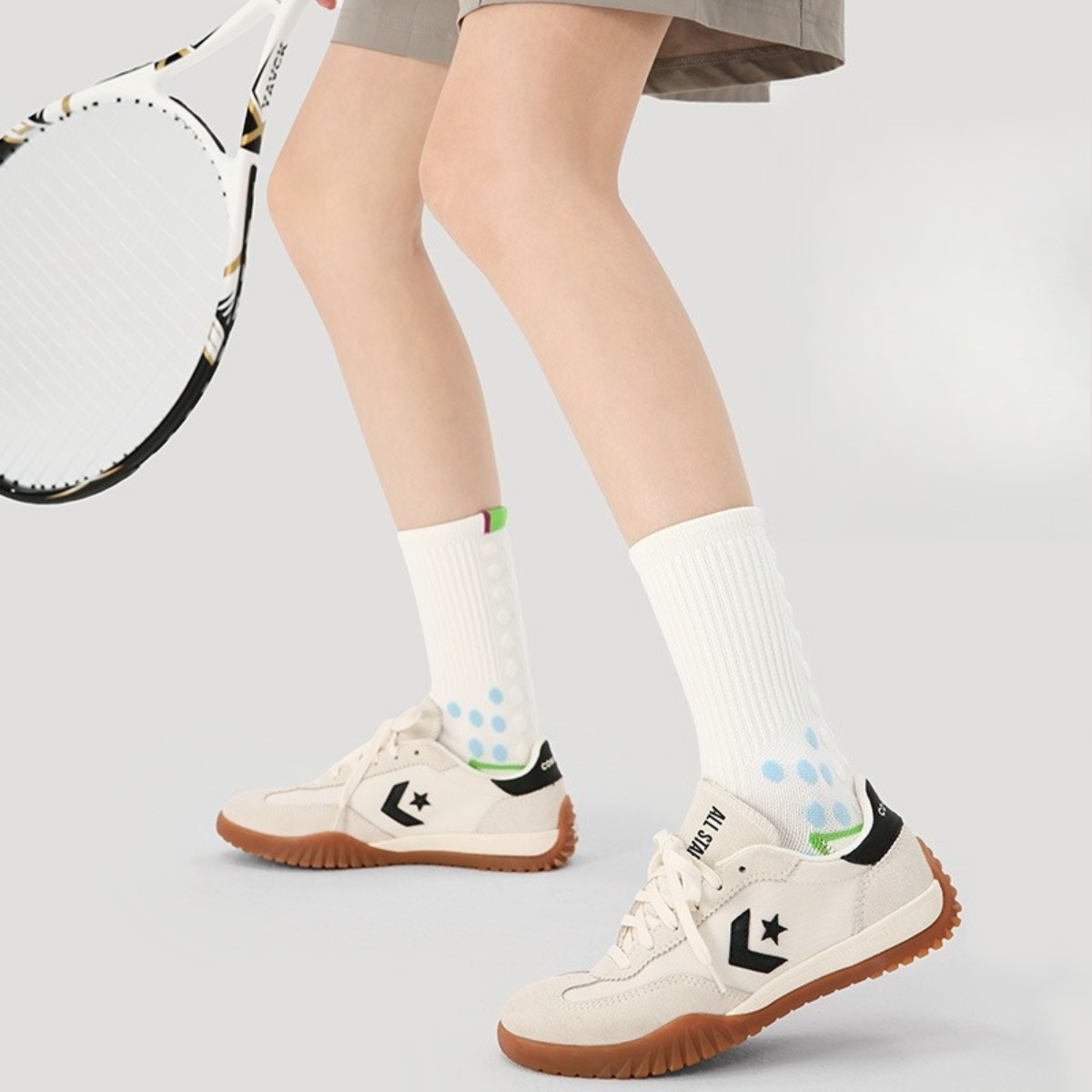 1/2Pairs Dames Sportsokken Kle - Athletic Sock Cushion recensie en prijs