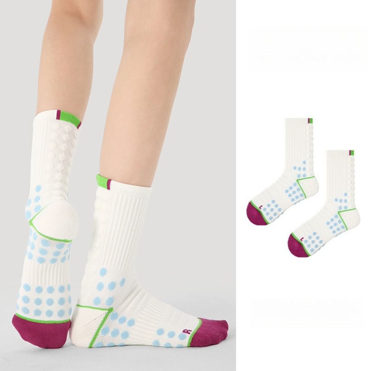 1/2Pairs Dames Sportsokken Kle - Athletic Sock Cushion recensie en prijs
