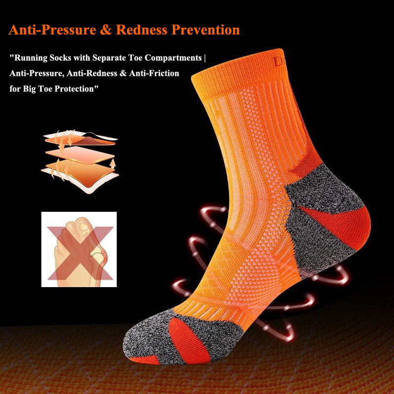 Professionele marathonloopsokk - Athletic Sock Cushion recensie en prijs