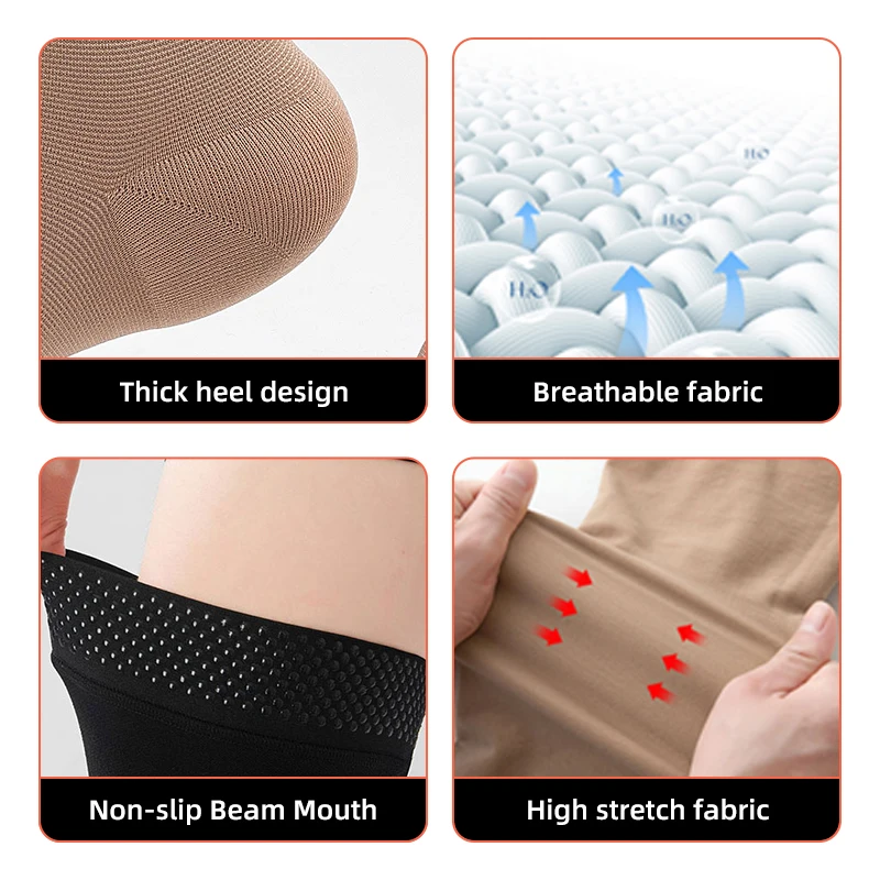 30-40 MmHg Over de Knie Geslot - Compression Sock Medical recensie en prijs