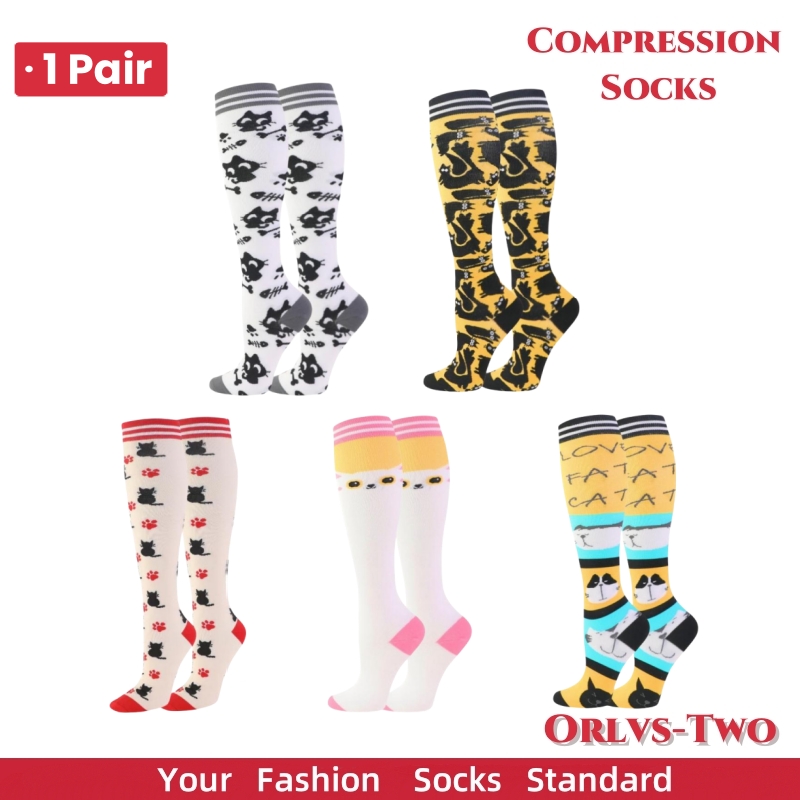 1 Pair Cute Cat Compression So - Compression Sock Medical recensie en prijs
